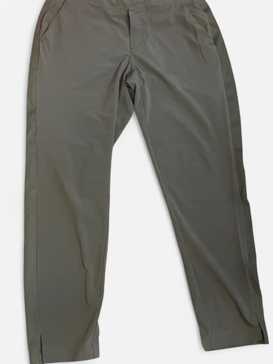 Athleta Pants - Athleta dark green joggers polyester/spandex with pockets  Size 8